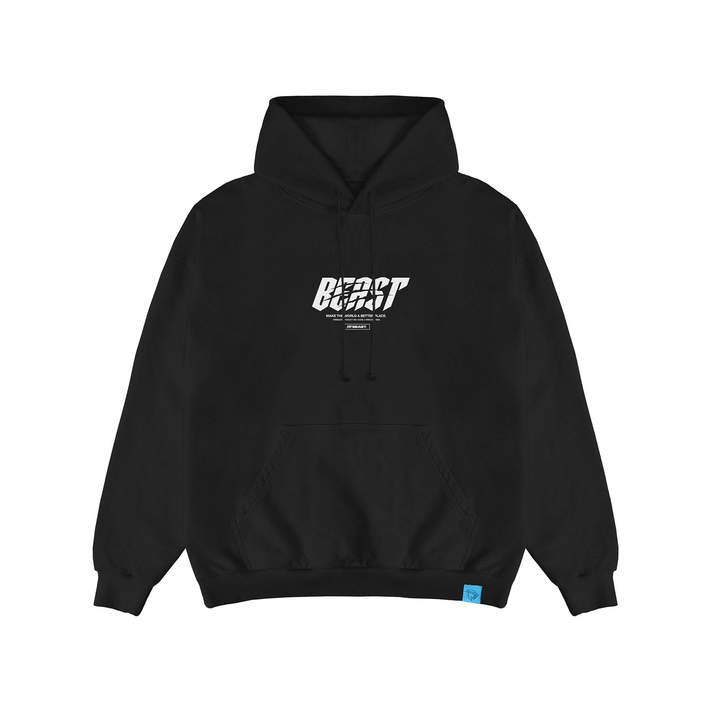 SHREDDER PULLOVER HOODIE - BLACK