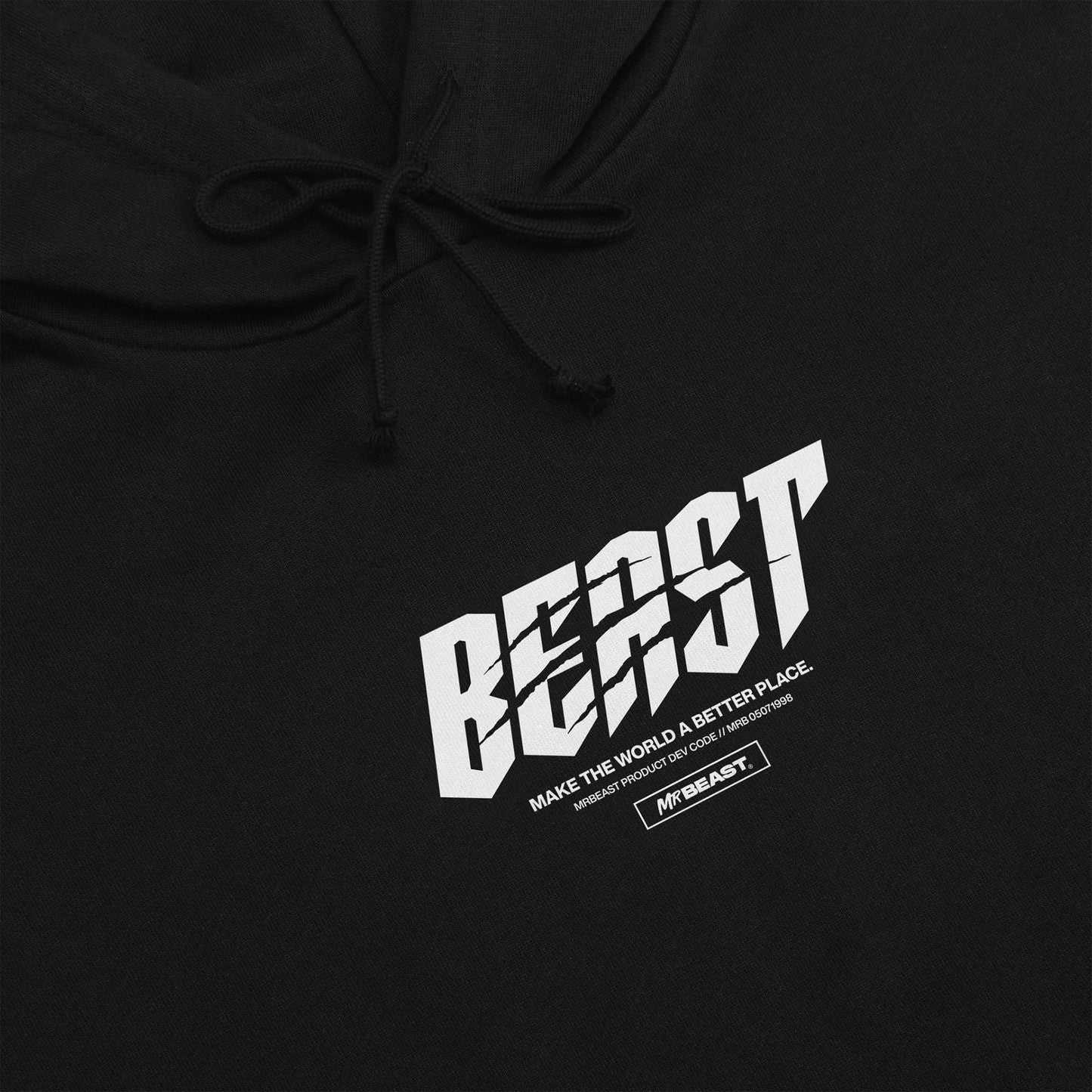 SHREDDER PULLOVER HOODIE - BLACK