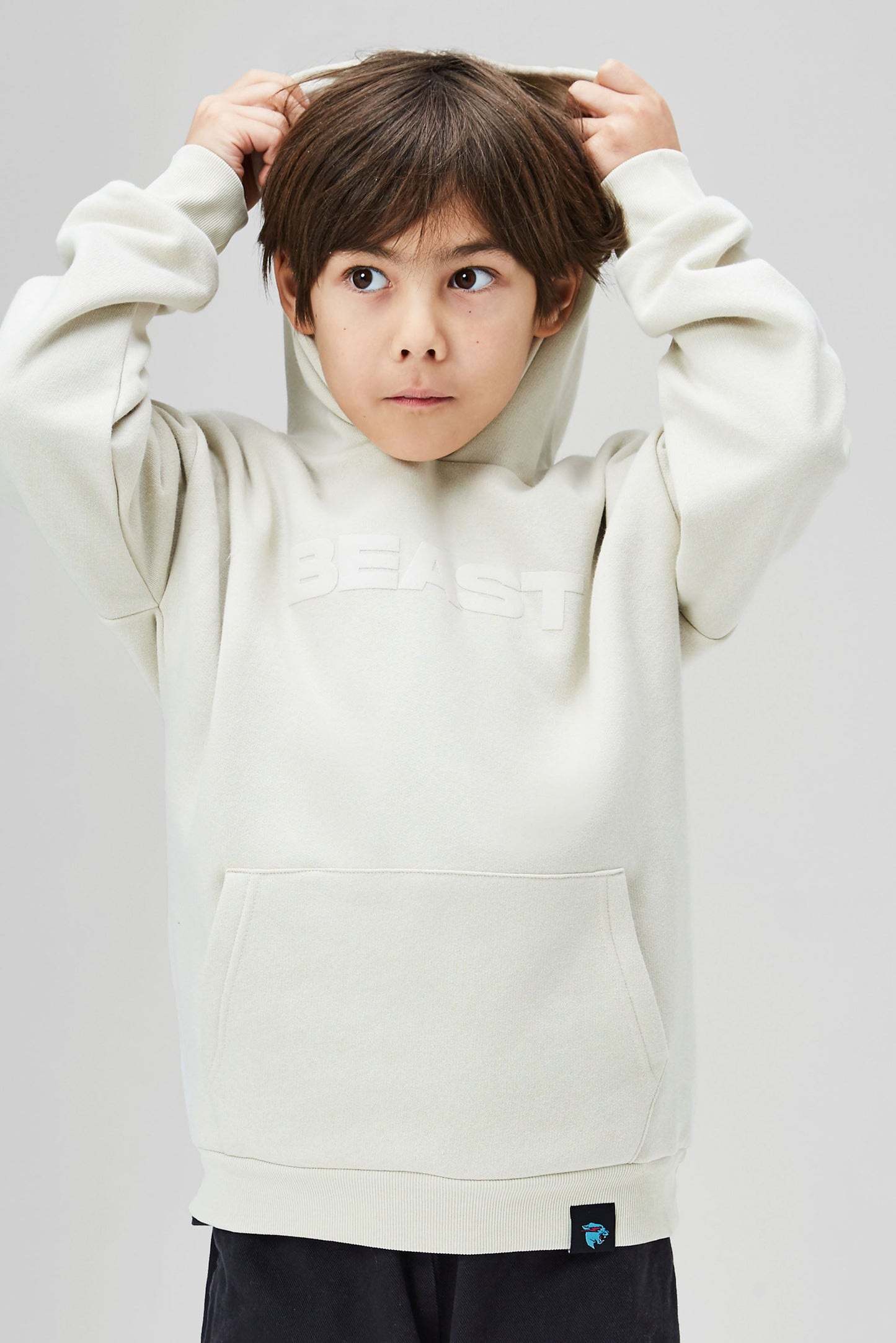 KIDS ORIGINALS HOODIE - SAND