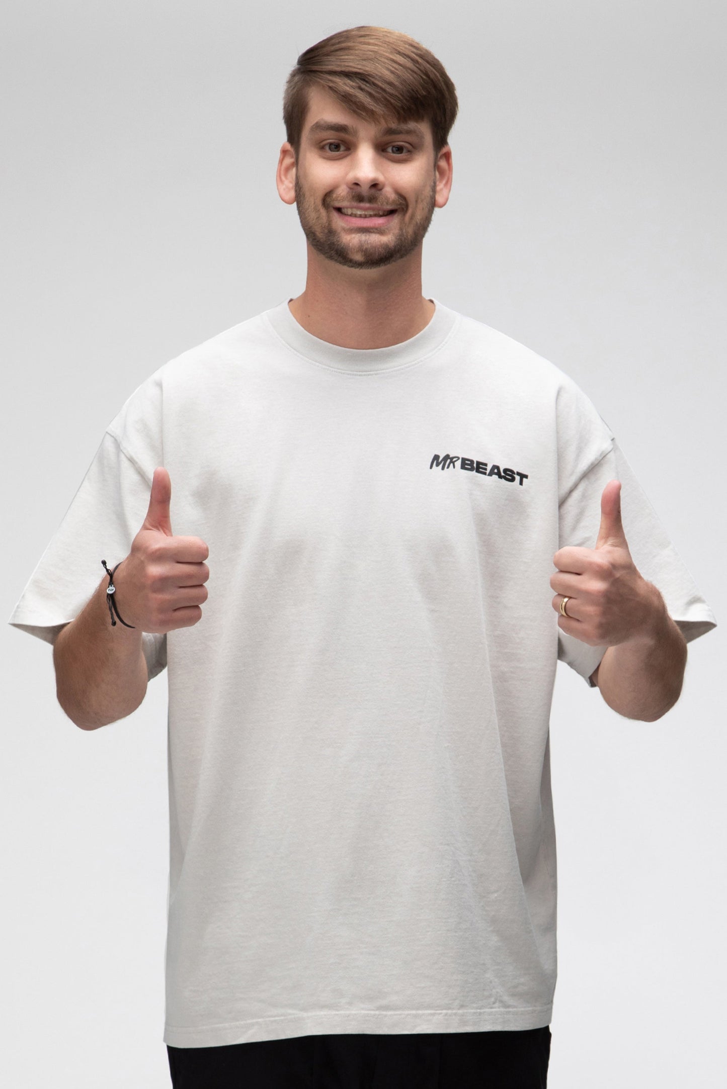 TROPIC S/SLEEVE TEE - LIGHT GREY