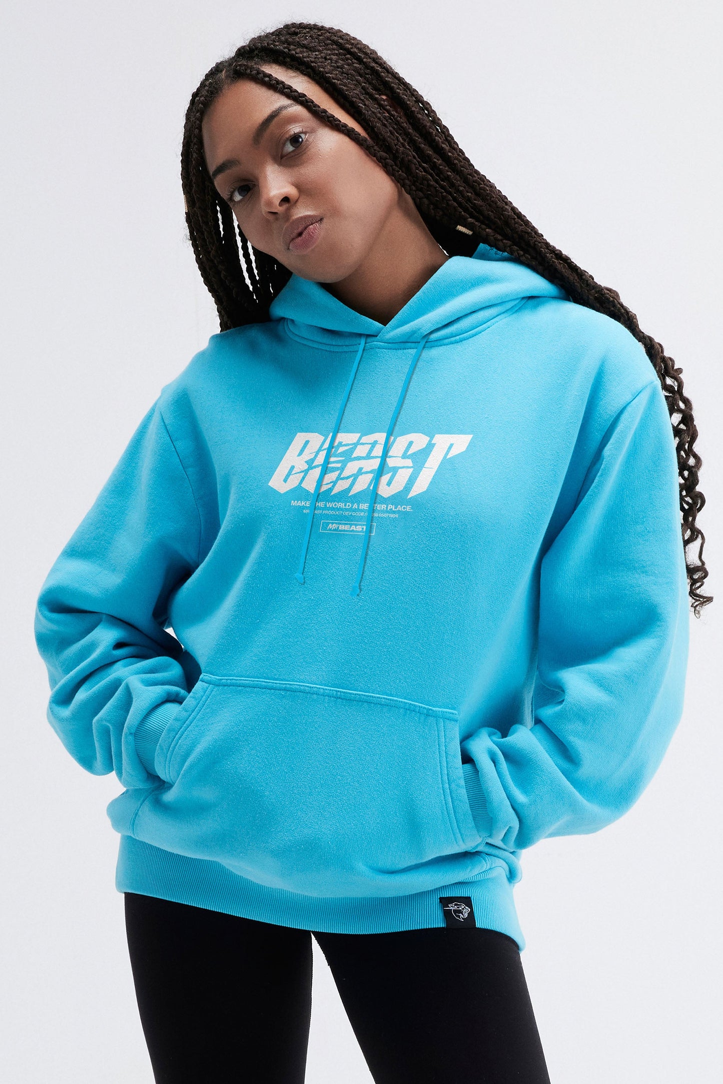 SHREDDER PULLOVER HOODIE - ELECTRIC BLUE