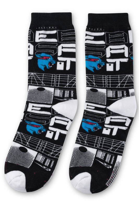 KIDS MECH SOCKS - BLACK