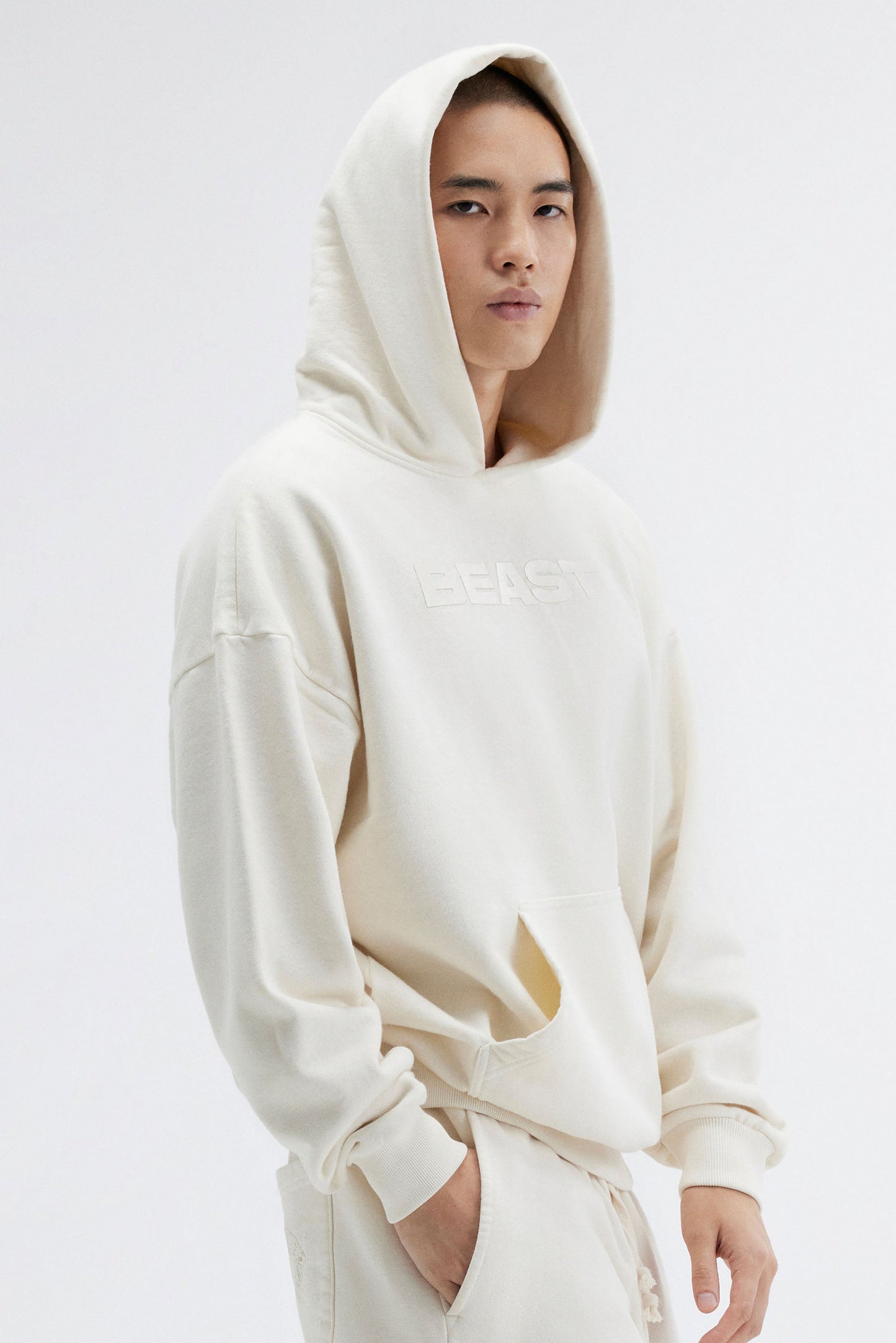 BEAST ORIGINALS HOODIE - OFF WHITE
