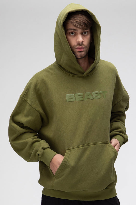 BEAST ORIGINALS HOODIE - OLIVE
