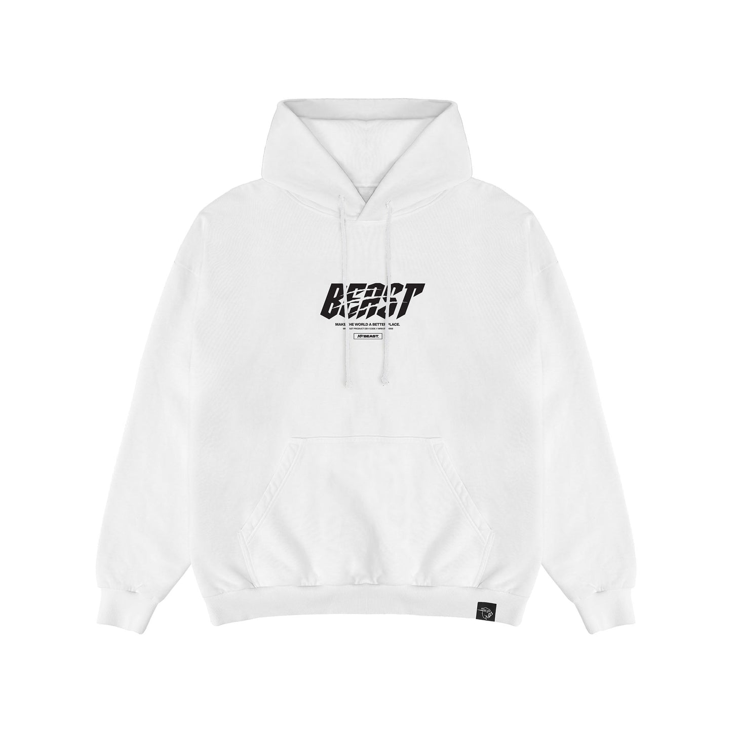 SHREDDER PULLOVER HOODIE - WHITE